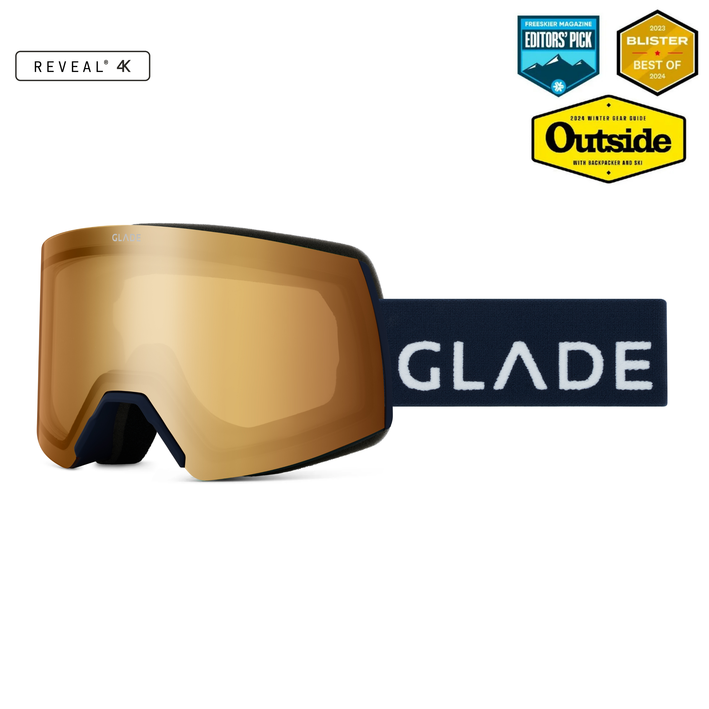 Adapt Ski Goggle with REVEAL™ Photochromic Lens Glade Optics