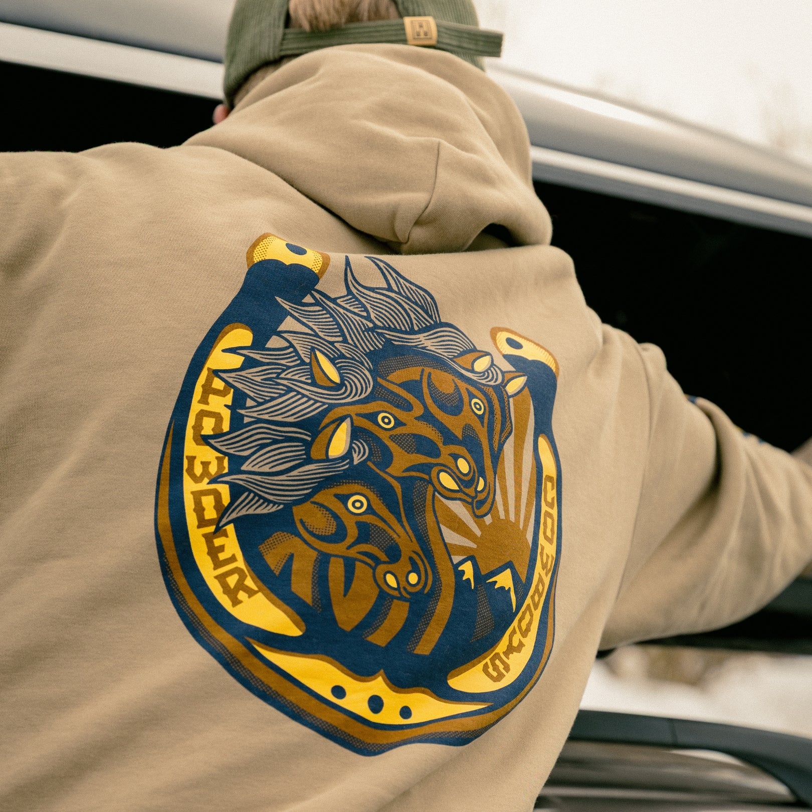 Powder Cowboys Spur Hoodie