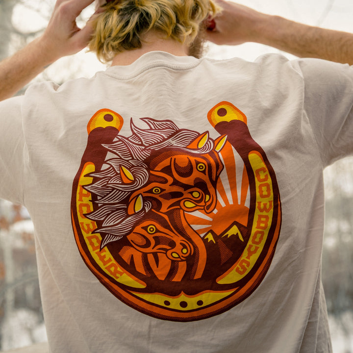 Powder Cowboys Barbed Tee